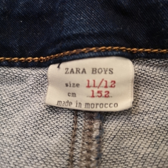 Zara Boys Moto Skinny Fit Jeans, New, Big Kids Size 11/12 Adjustable. - Picture 5 of 8